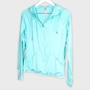 Kyodan Athletic Quarter Zip Pullover Turquoise